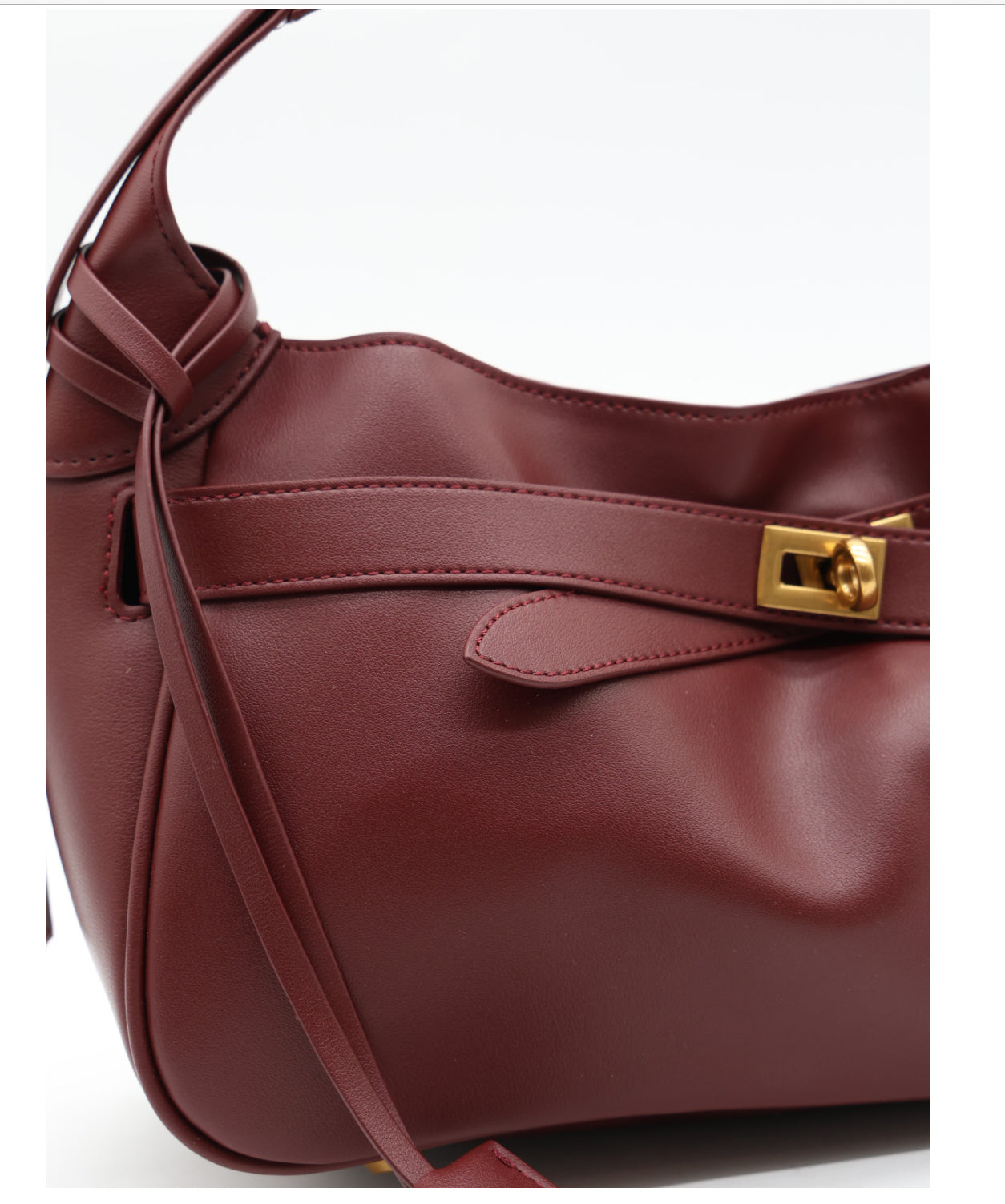 Borsa a Spalla in Vera Pelle con Fibbia