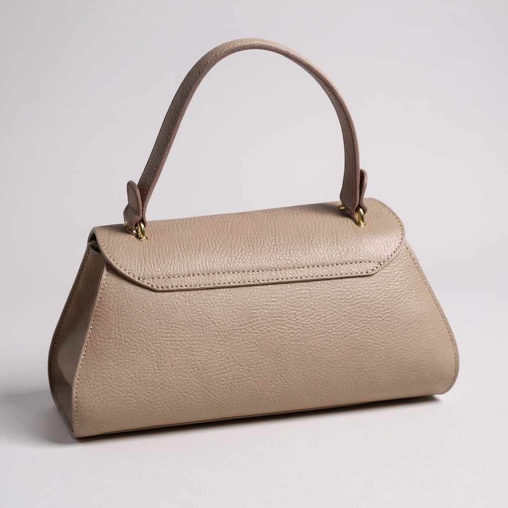 Borsa a Mano in Pelle con Tracolla