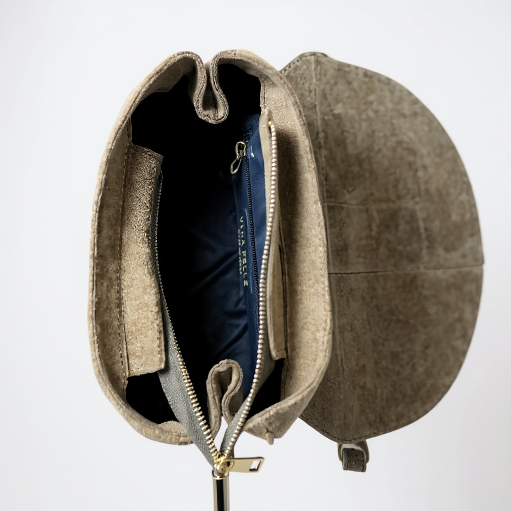 Borsa a spalla in camoscio