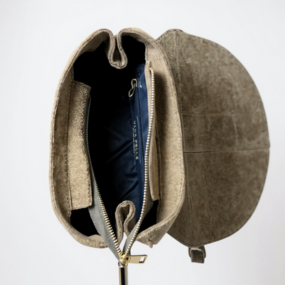 Borsa a spalla in camoscio