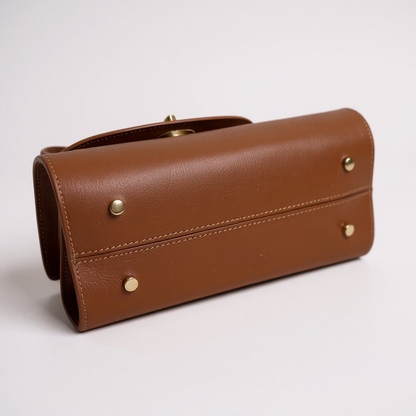 Borsa a Mano in Pelle con Tracolla