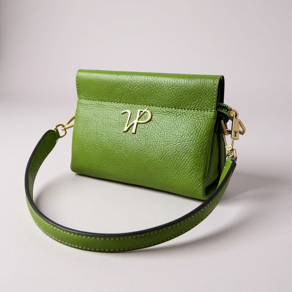 Borsa A Mano In Pelle Dollaro.