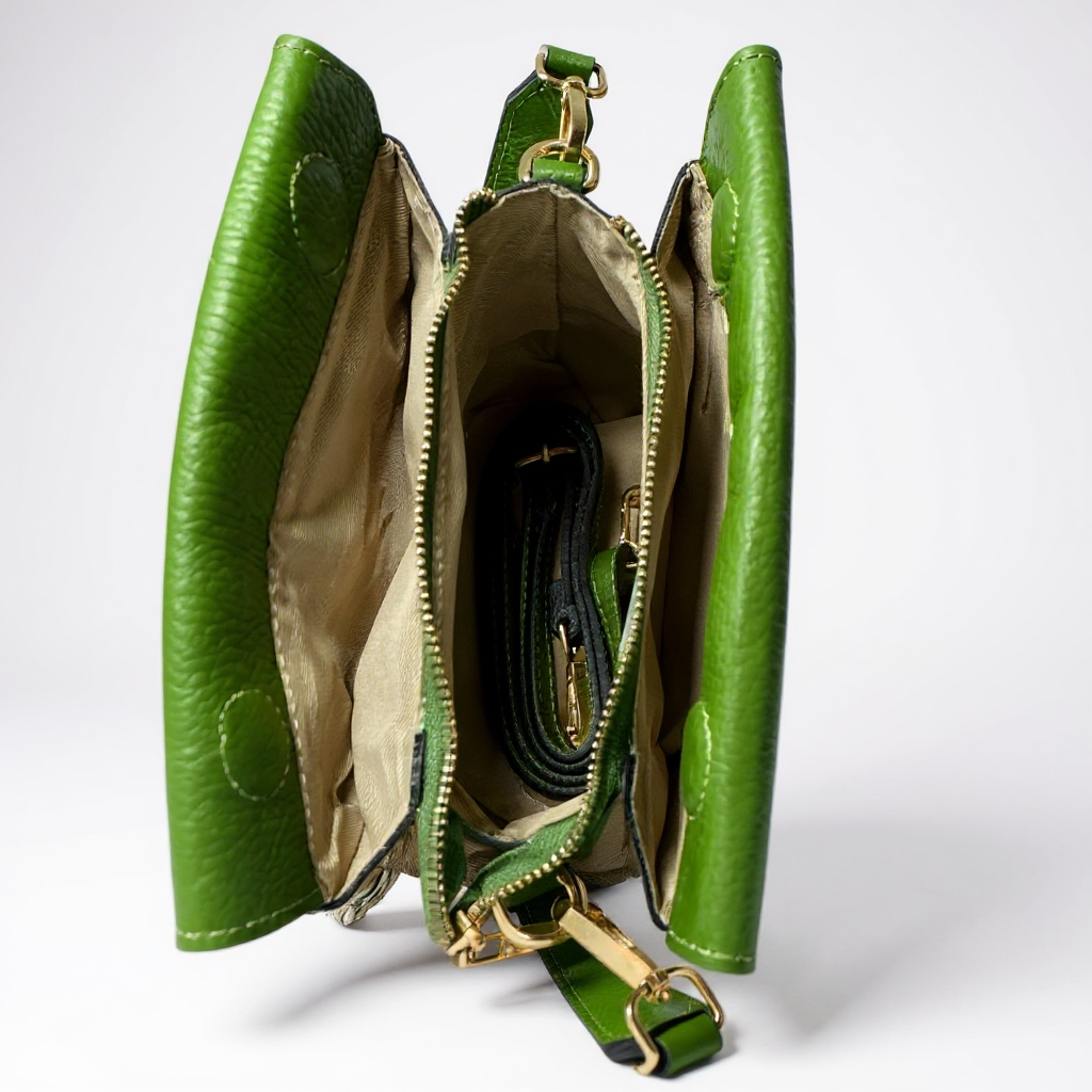 Borsa A Mano In Pelle Dollaro.