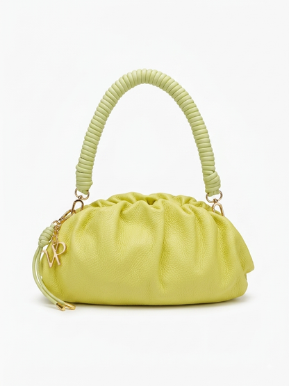 Borsa Pouch in Pelle Martellata