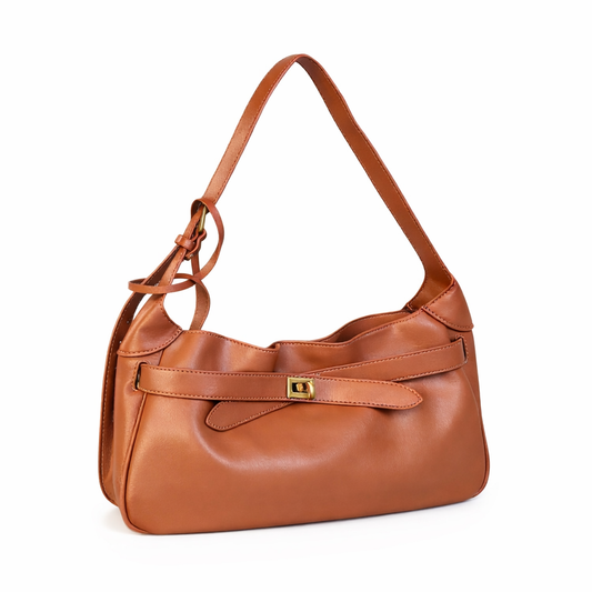 Borsa a Spalla in Vera Pelle con Fibbia