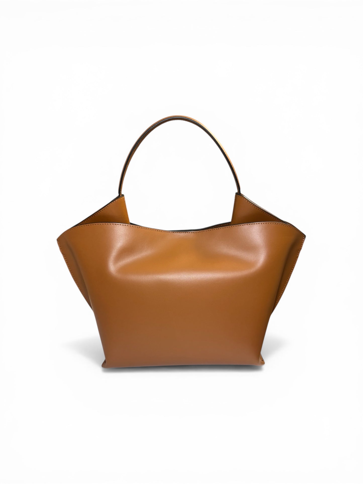 Borsa a mano in pelle liscia