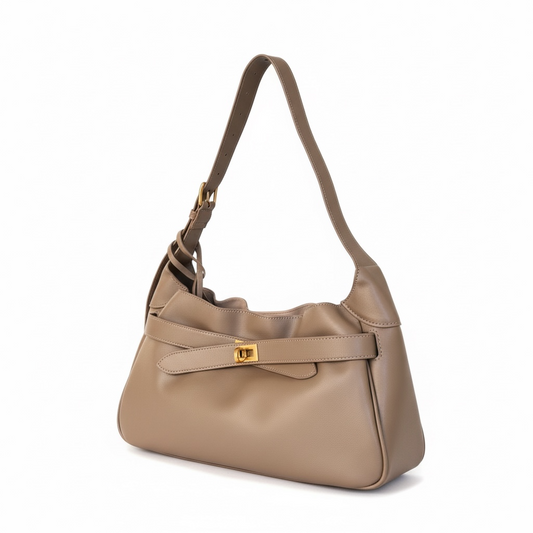 Borsa a Spalla in Vera Pelle con Fibbia