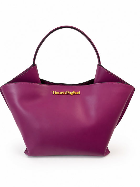 Borsa a mano in pelle